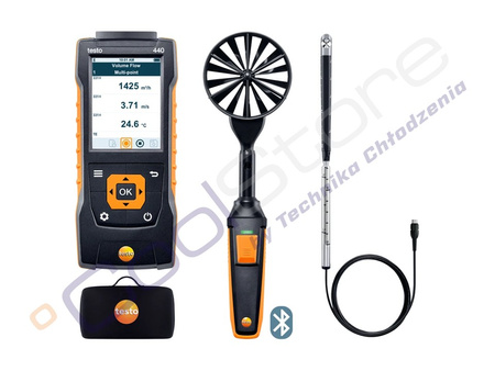 TESTO 440 ComboKit 2 - Set of multifunction meter + vane probe Ø100 mm + vane probe Ø16 mm 0563 4407