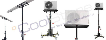 Lift to the unit on wheels ELC-730/R, 4,56M, 125KG