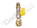Ball valve REFCO CA-1/2"-20UNF-Y (5/16" x 5/16")